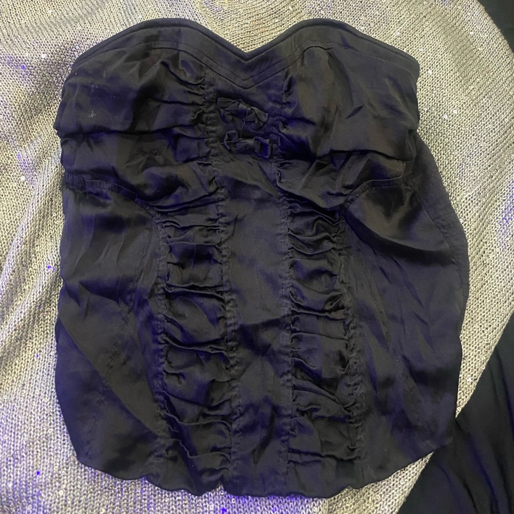Bebe vintage corset top y2k rave top sexy